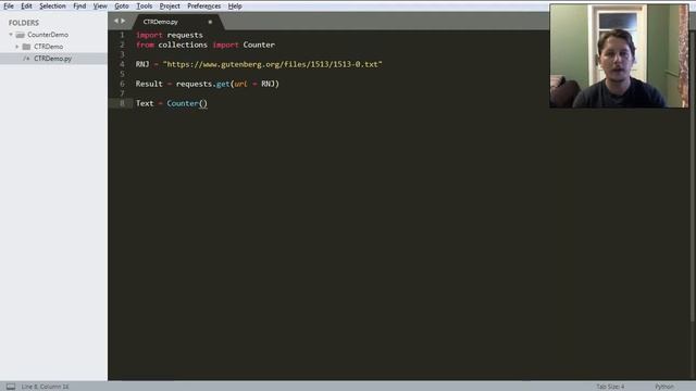 Python - Counter class from Collections module смотреть онлайн