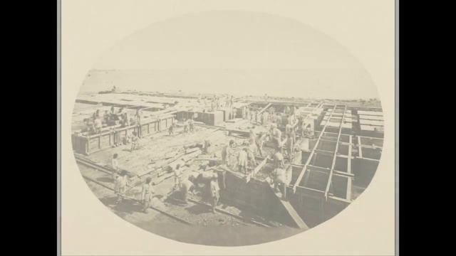 Работы в Одесском порту / Works in the port of Odessa - 1869 смотреть онлайн