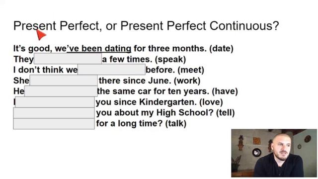 CURSO DE INGLÉS INTERMEDIO GRATIS - Clase #2 Present Perfect Continuous (stative & dynamic verbs) смотреть онлайн