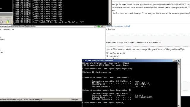 How to start a Minecraft Server 1.5_02 with Bukkit (windows) смотреть онлайн
