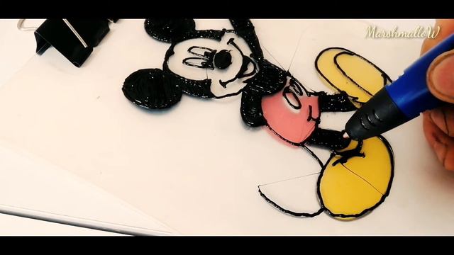 Mickey Mouse \3D Pen/Рисуем Микки Мауса 3D ручкой смотреть онлайн