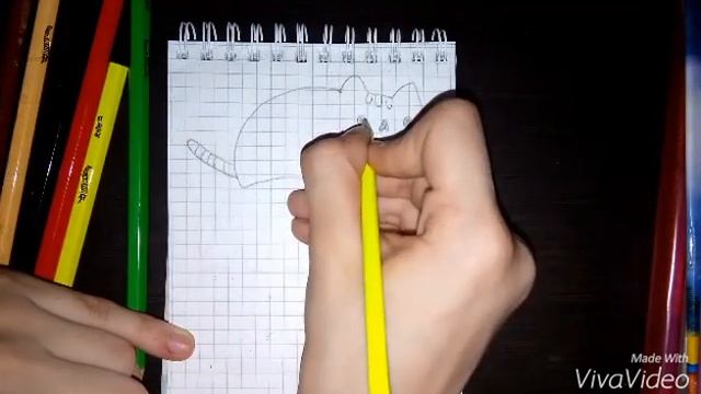 DIY-TUTORIAL:Рисуем кота ПУШИНа #1 смотреть онлайн