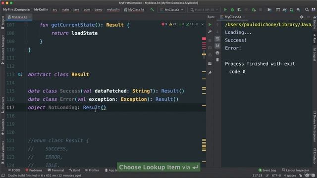 066 - Kotlin - Advanced Concepts - Improving Enums - Sealed Classes смотреть онлайн