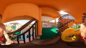 360° Обзор горок аквапарка отеля Charmillion Gardens Aqua Park 5*, Египет, Шарм-Эль-Шейх