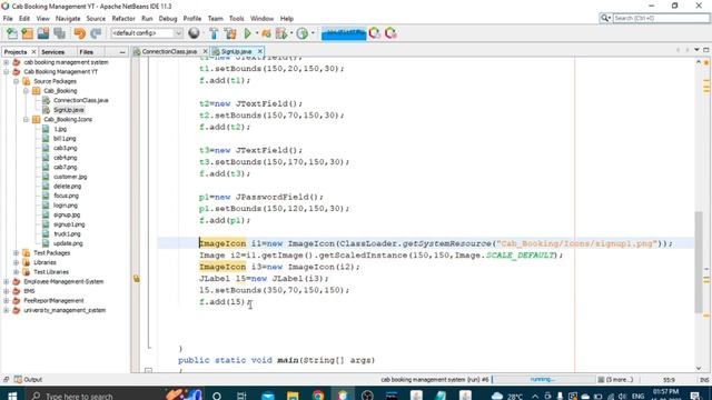 03 - Cab booking management system in Java | Sign-up Page | NetBeans MySQL Database step by step смотреть онлайн