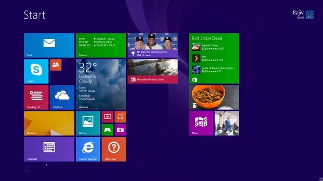 How to Customize Start Menu in Microsoft Windows 8.1 Tutorial смотреть онлайн