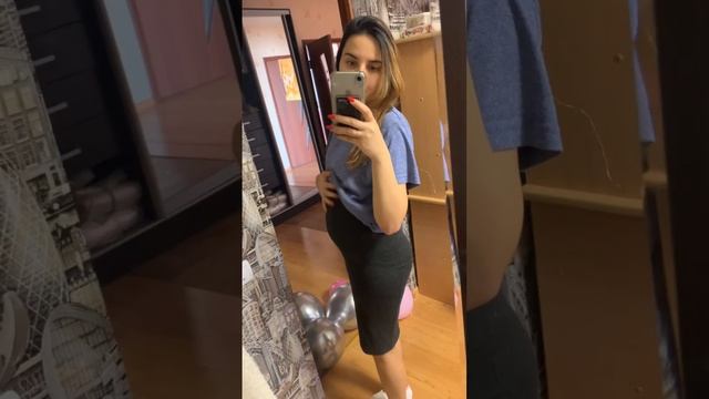 Моя первая беременность,.На 5 месяце появился животик, смотреть онлайн