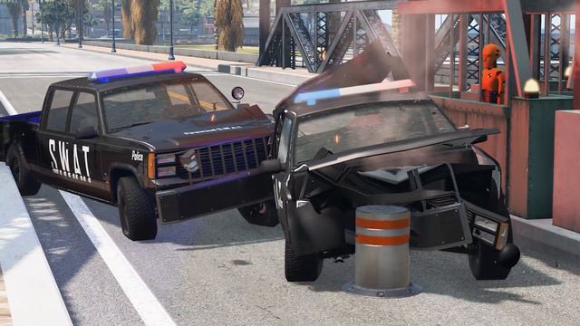 Cars Vs Bollards #5 – BeamNG.Drive