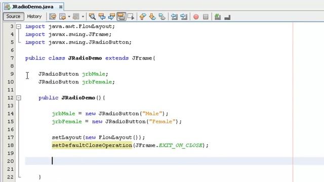 Java Swing Tutorial 32 || How to Create RadioButtons in Java || Java Swing смотреть онлайн