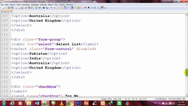 bootstrap-13-Form tag in bootstrap part-2 смотреть онлайн