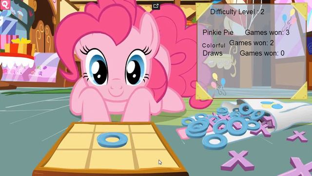 Крестики нолики с Пинки Пай #3 смотреть онлайн