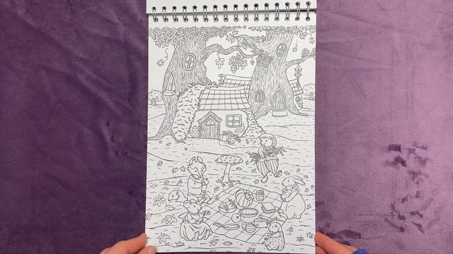 Wonderful Little World Vol. II by Colorya Coloring Book Flip Through смотреть онлайн