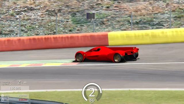 Ferrari Piero LM Concept 2.20.0 on xbox gamepad смотреть онлайн