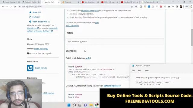Python 3 Youtube Live Streaming API Script to Get Live Stream Messages & Comments in Command Line смотреть онлайн