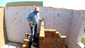 АЗЫ кирпичной кладки. ЛЕГКО И ПРОСТО даже с кривым кирпичом!