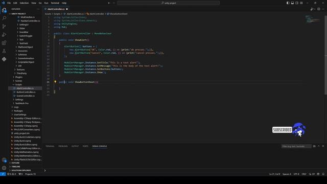 Build Native UI in Unity with Muk: 6 - Alert, Action Sheet, Snack Bar смотреть онлайн