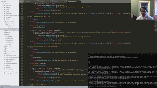 Python - Anywhere python, a module for interacting with PythonAnywhere API смотреть онлайн