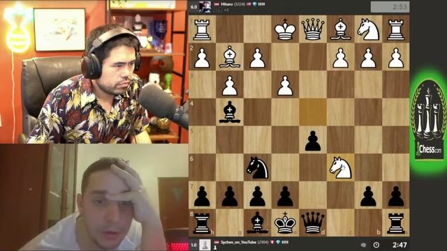 ЗАДВИНУЛ! Клементий Сычев - Хикару Накамура смотреть онлайн