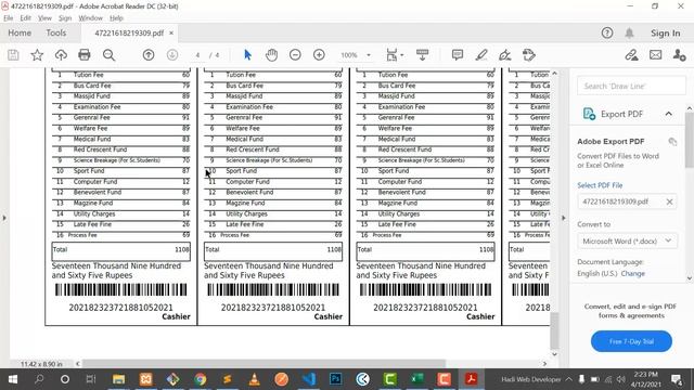 Challan Generator | Generate challan from the excel file in PHP | MPDF смотреть онлайн