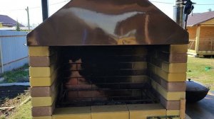 Барбекю из лего кирпича опыт эксплуатации