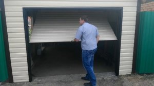 ворота подъёмно поворотные из профильной трубы