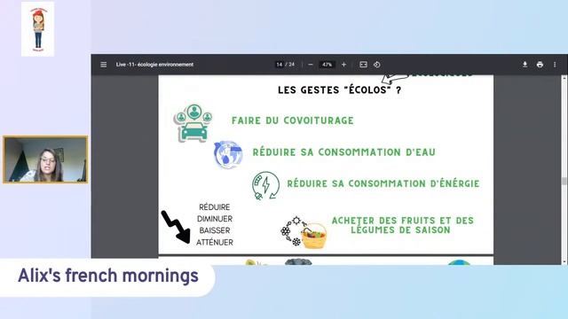 Alix's French mornings : ECOLOGY AND ENVIRONMENT смотреть онлайн