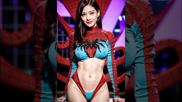コスプレ スパイダーマン AI美女 AIグラビア Ver.1｜AI FASHION SHOW LOOKBOOK｜【spiderman】【ai美女】【グラビア】 смотреть онлайн