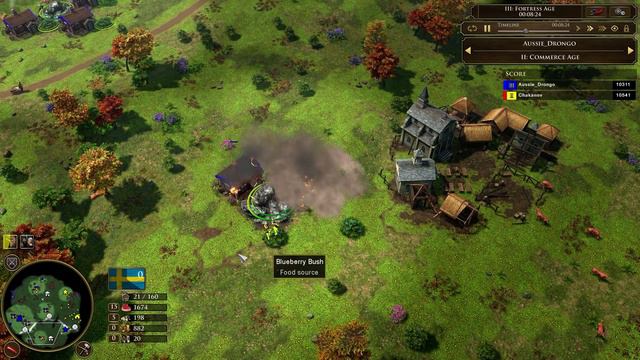 Age of Empires III DE Strategy - Blueberries Fast Industrial (Swedes) - ft. @AussieDrongo смотреть онлайн