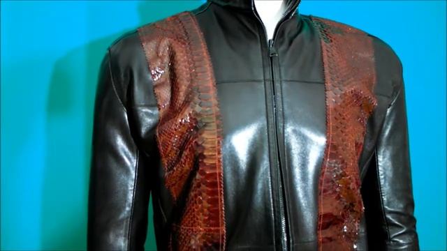 COUTURE SNAKESKIN PYTHON JACKET смотреть онлайн