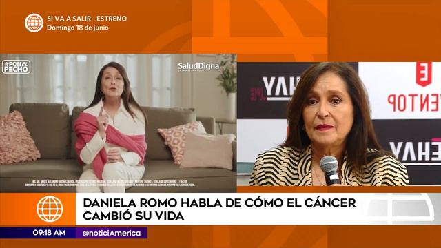 Daniela Romo habló de su experiencia con el cáncer al llegar a Perú | América Espectáculos (HOY) смотреть онлайн
