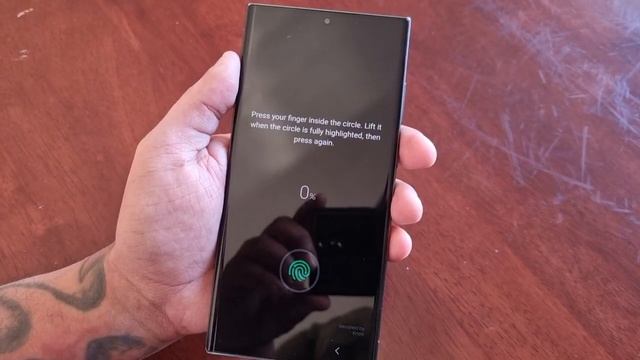Samsung Galaxy S23 Ultra How to Setup Fingerprint Lockscreen Security & Pin Password смотреть онлайн