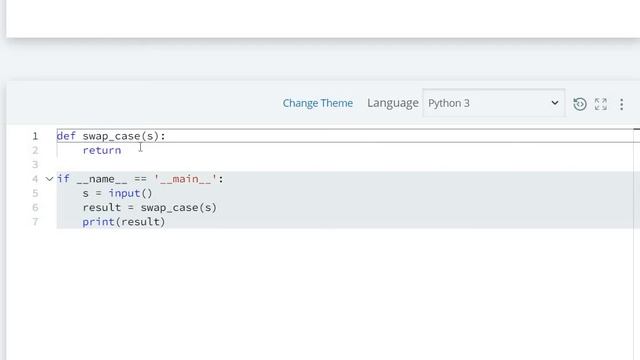 #11 Hackerrank swap case Solution - Python | Hackerrank Python Solution смотреть онлайн