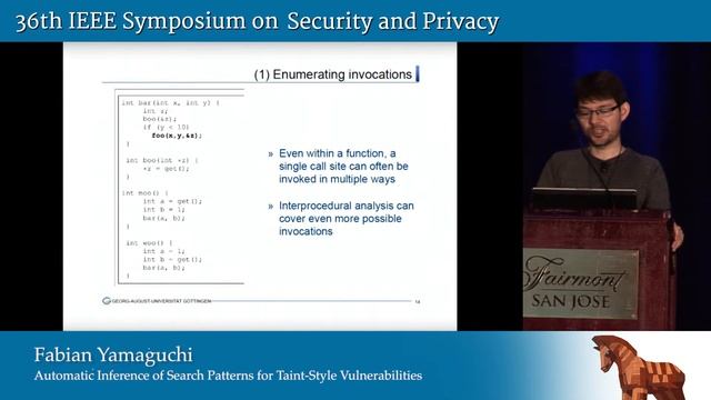 Automatic Inference of Search Patterns for Taint-Style Vulnerabilities смотреть онлайн
