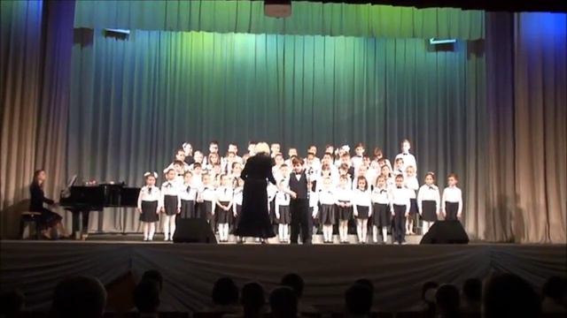 12.12.2017.ч1.  Детская музыкальная школа. Младший хор ПЕРВОЦВЕТ.
