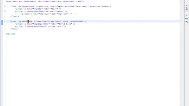 SPRING FRAMEWORK AUTOWIRING BYNAME DEMO IN TAMIL смотреть онлайн