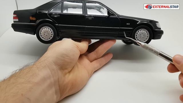 Mercedes S-Class S600 W140 (1997) Black 1:18 Norev | Review
