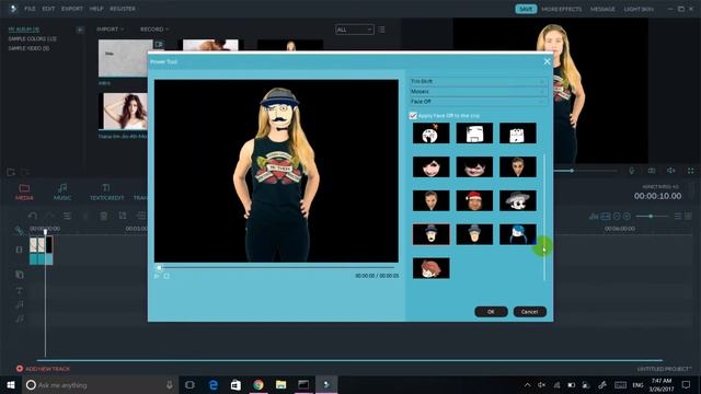 How to face off in your video with Wondershare Filmora. смотреть онлайн