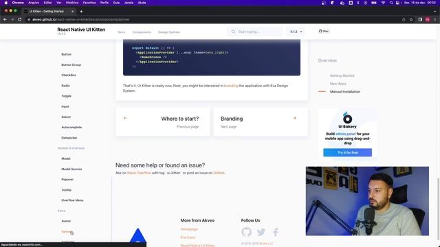 REACT NATIVE #04 - Configurando UI Kitten смотреть онлайн