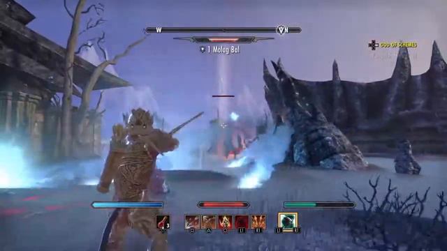 How to defeat Molag Bal with a bow смотреть онлайн