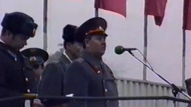 Коттбус Cottbus Коттбус ГДР 35 ДШБ Присяга в канун Нового года. 1990 год декабрь. смотреть онлайн