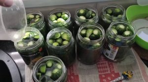 Выпуск #13. Хрустящие, маринованные огурчики. Готовим в автоклаве.