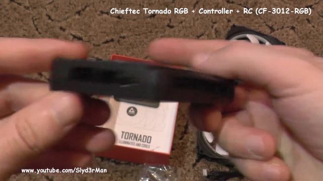 Распаковка Chieftec Tornado RGB + Controller + RC CF 3012 RGB смотреть онлайн