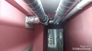 Монтаж промышленной модели рекуператора PRANA-250