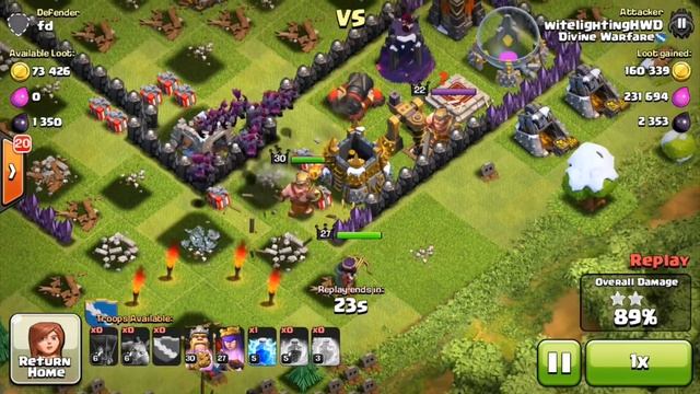 Clash of Clans - Pushing to 4,000 Trophies #1 Big Loot Raids in Masters! смотреть онлайн