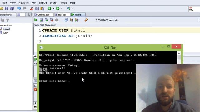 create user in SQL смотреть онлайн