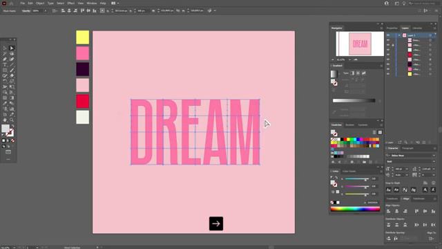 3 ПРОСТЫХ ТЕКСТОВЫХ ЭФФЕКТA В ADOBE ILLUSTRATOR