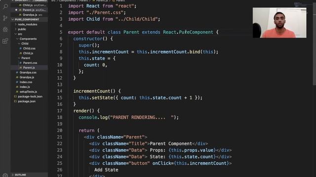 React Pure Components (Performance Enhancement) смотреть онлайн