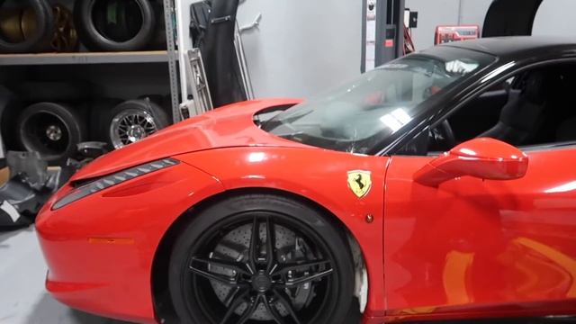 I lowered my Ferrari 458 and got NEW Wheels! смотреть онлайн