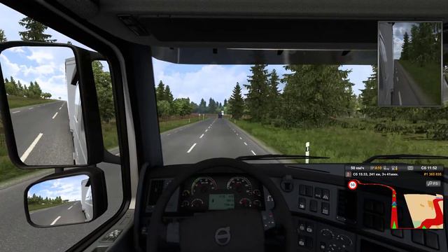 Euro Truck Simulator 2 Таллин ( EST ) - Эребру ( S ) везём цветную капусту смотреть онлайн