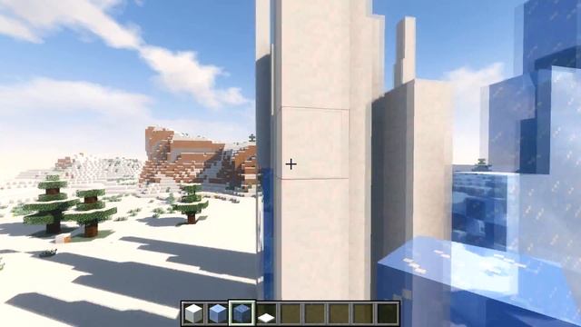 ЛЕДЯНАЯ БАШНЯ В MINECRAFT!